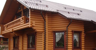 Строительство дома из оцилиндрованного бревна в Шелехове - от 137254 рублей