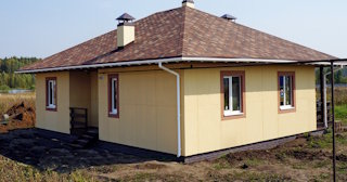 Одноэтажный дом из панелей под ключ в Шелехове - Строй-Шлх от 137254 рублей